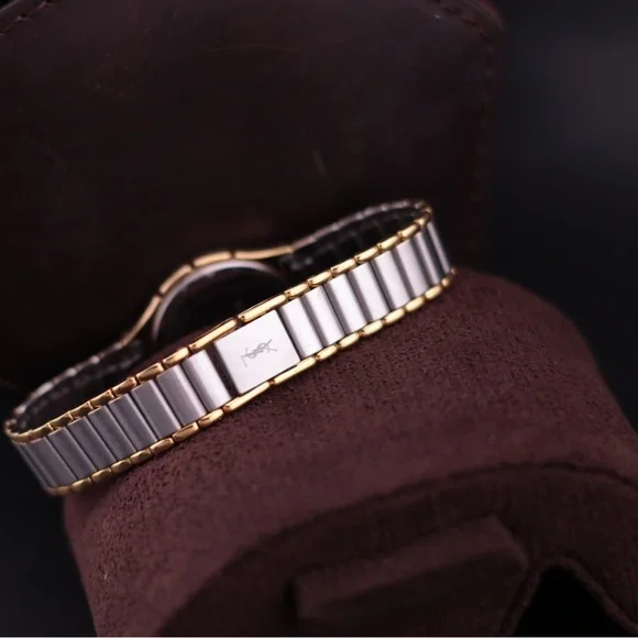 1990s YSL Women’s Two-Toned Watch - Picture 6 of 7